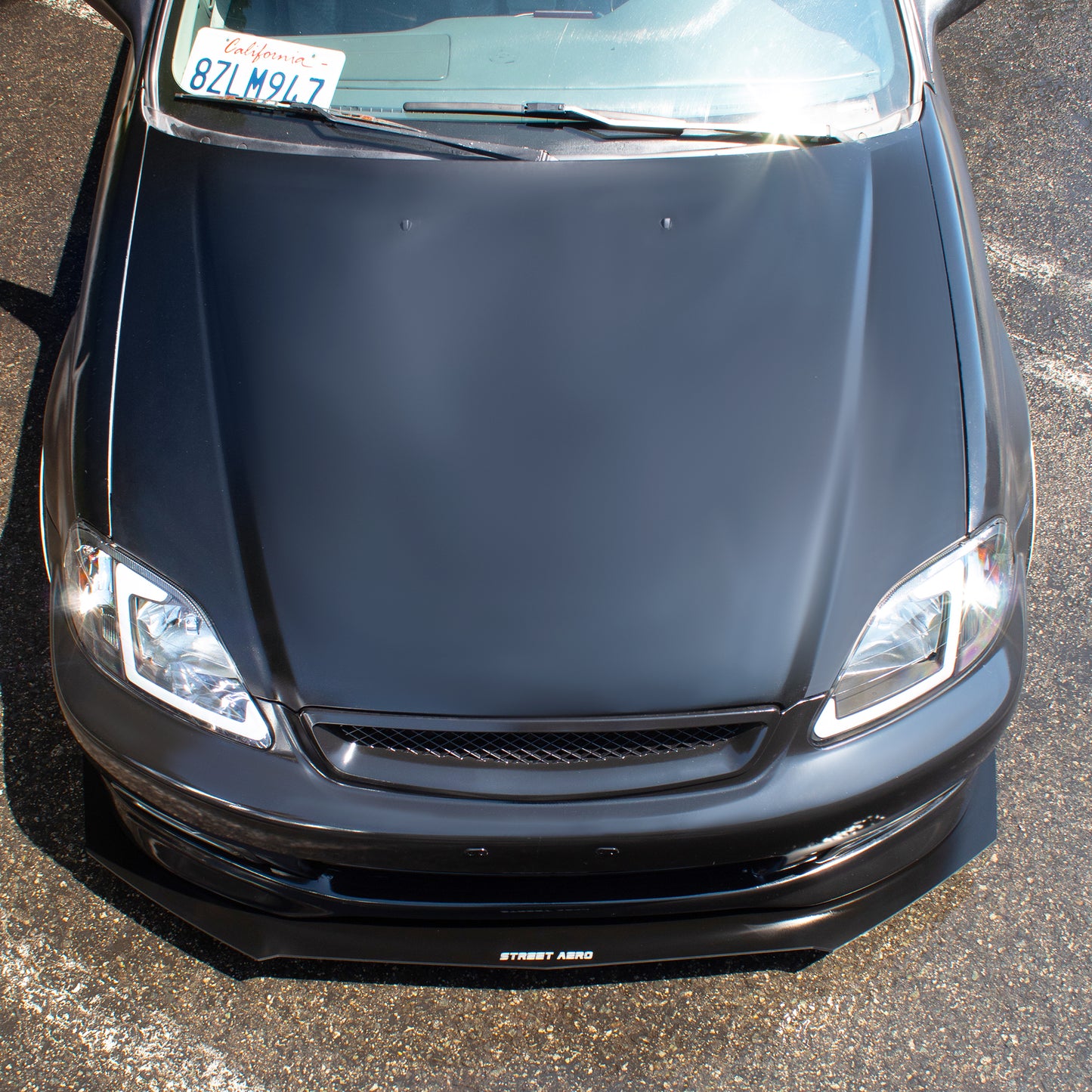 1999-2000 Honda Civic (Type R Style Lip) - Front Splitter