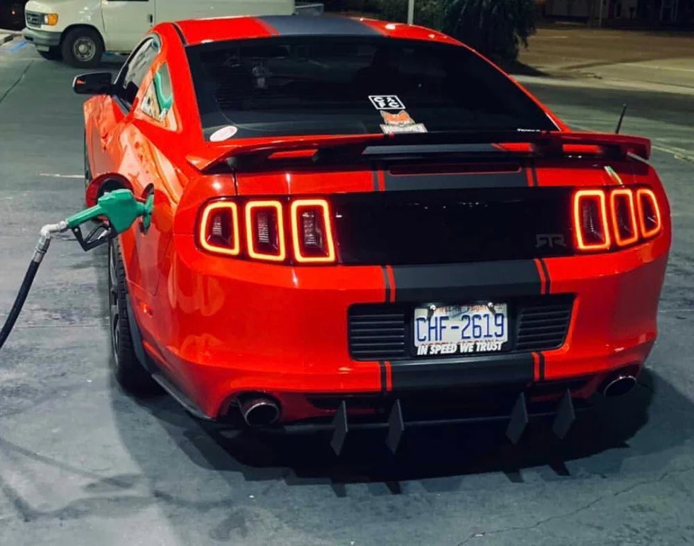 2013-2014 Ford Mustang - V2 Classic Edition Rear Diffuser Aero Dynamics
