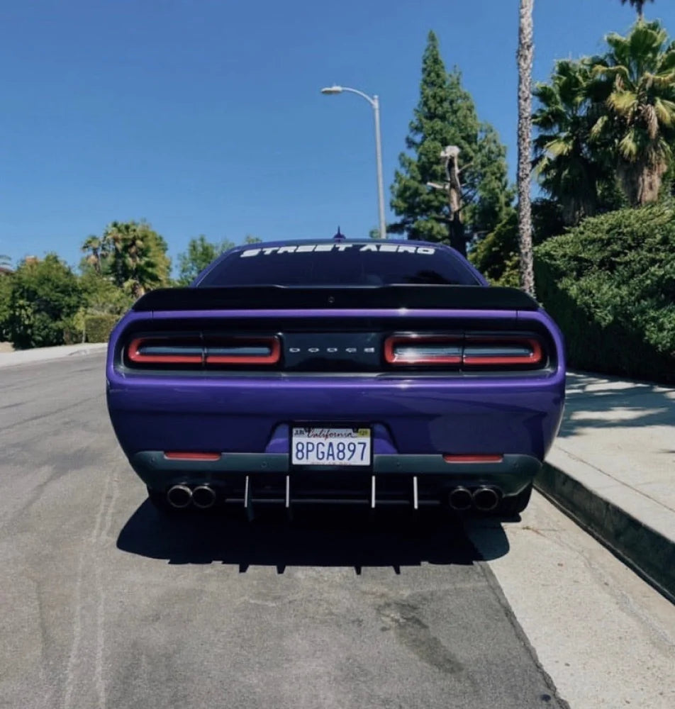 2015+ Dodge Challenger - V2 Classic Edition Rear Diffuser Aero Dynamics