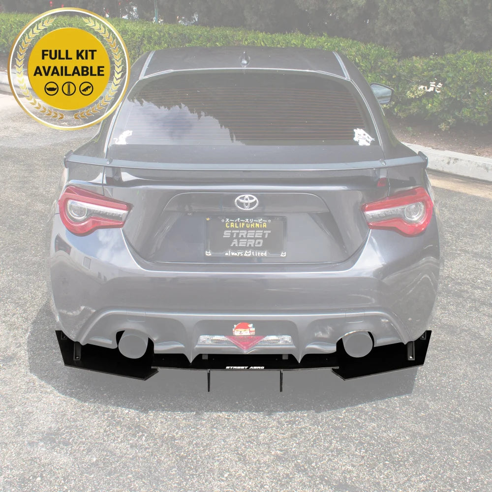 2017-2021 Toyota 86 Rear Diffuser – Street Aero