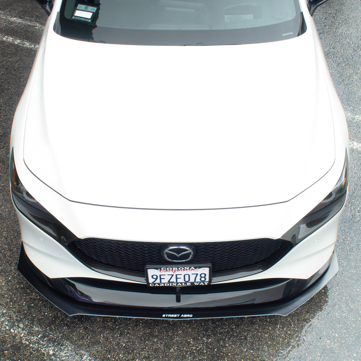2019-2023 Mazda 3 Hatchback Front Splitter Aerodynamics