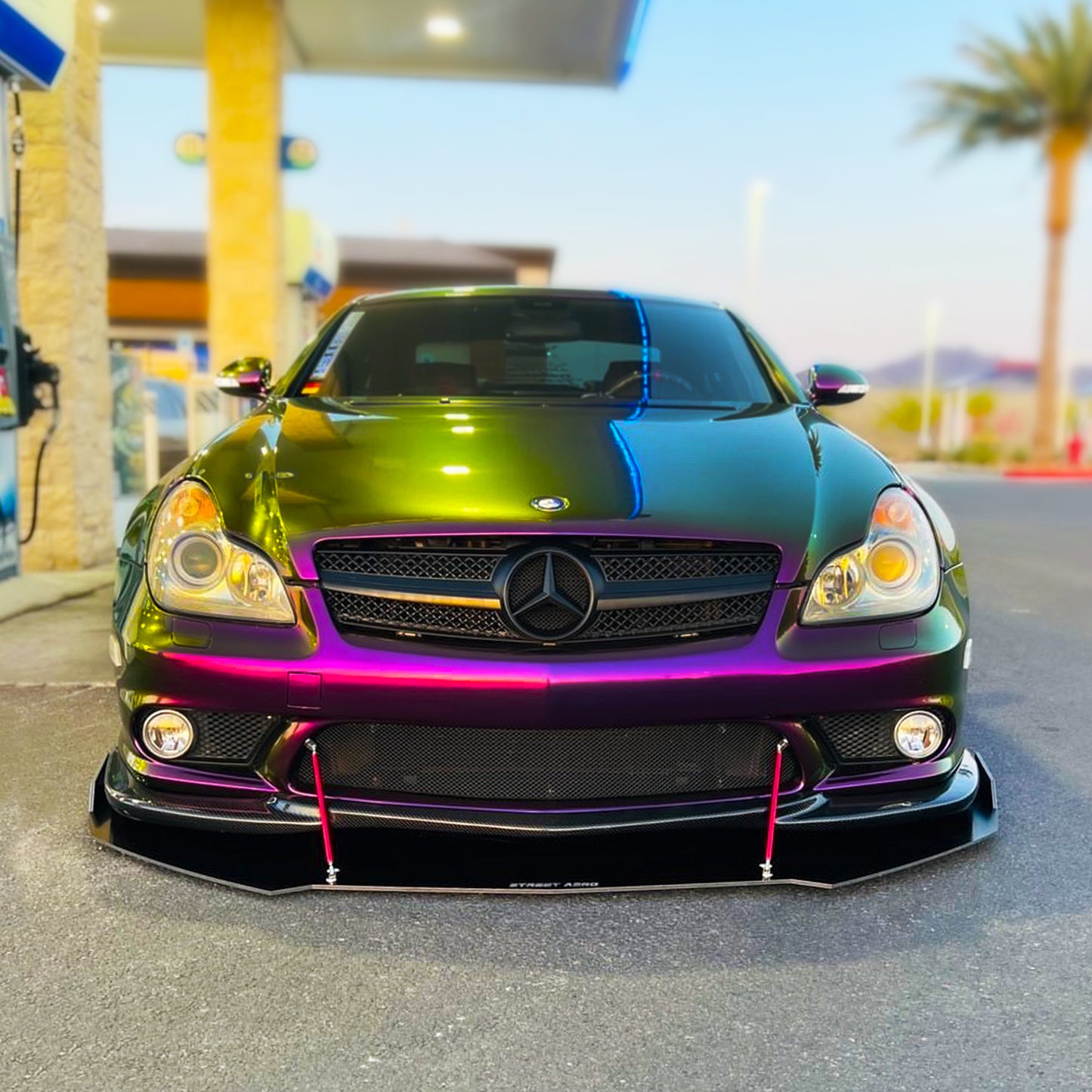 Mercedes CLS 55 AMG (Aftermarket Lip) - Front Splitter