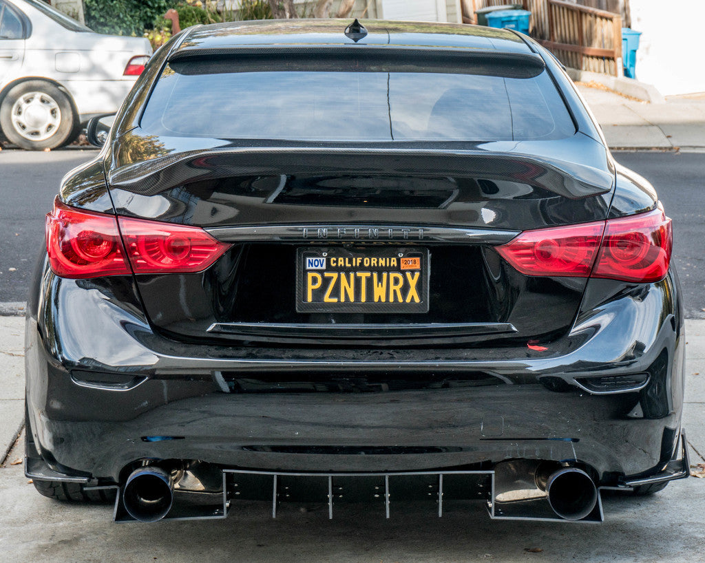 Infiniti Q50 - Classic Edition Rear Diffuser Aero Dynamics