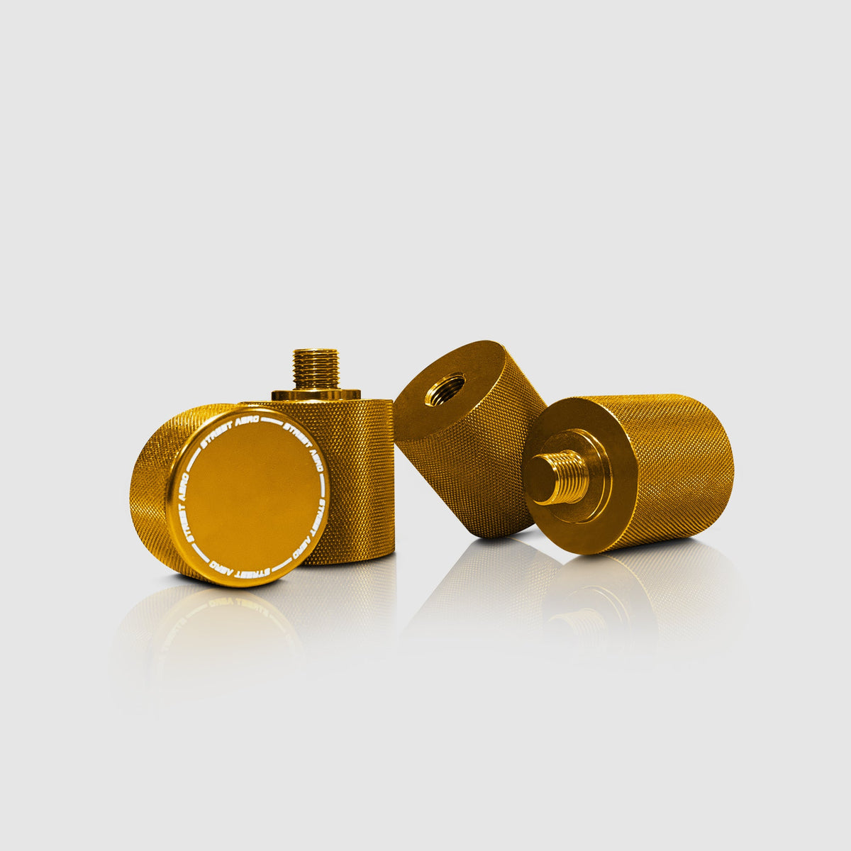 Stackable Billet Shift Knob Gold Vehicle Knobs