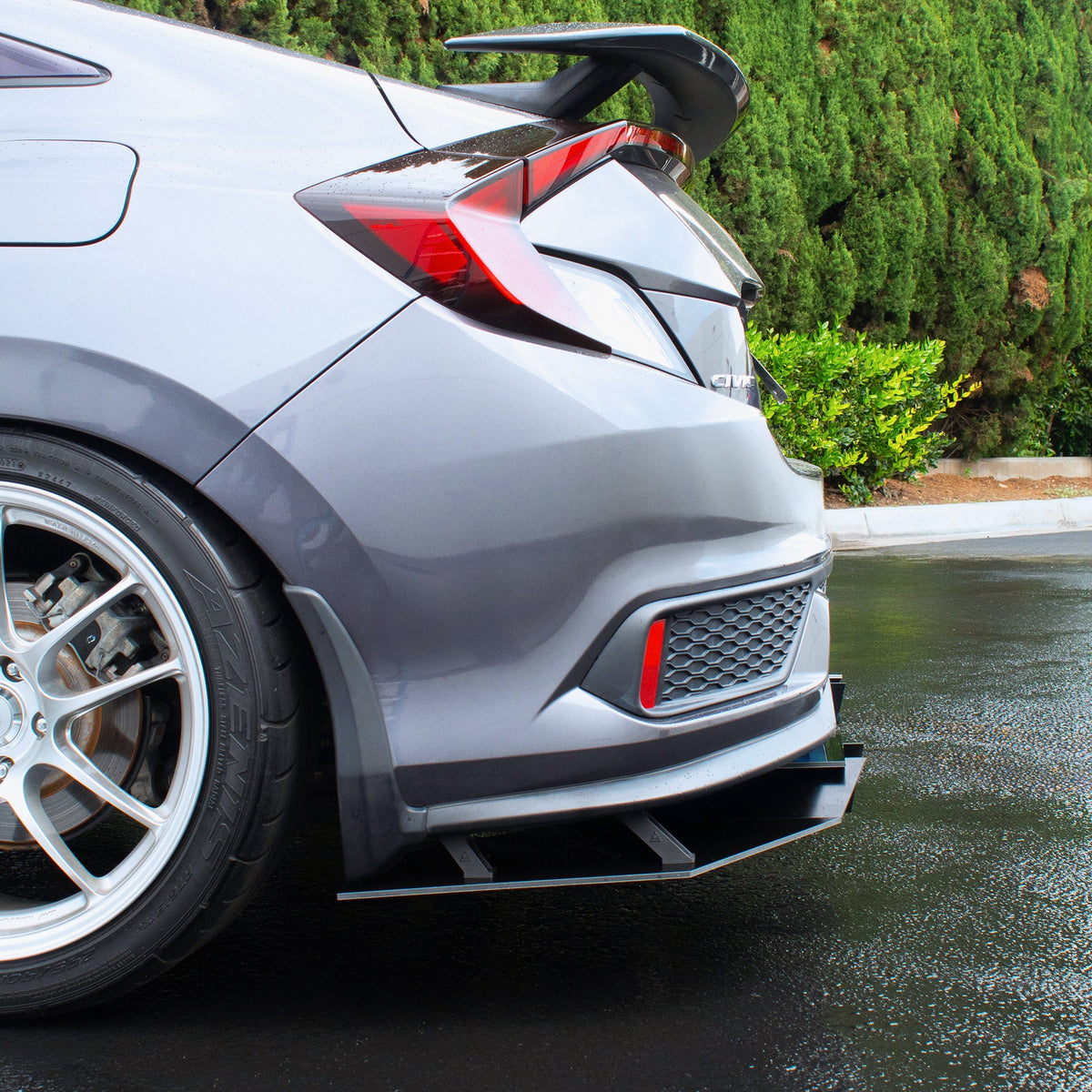 2016-2020 Honda Civic Si Coupe - Rear Diffuser Aerodynamics