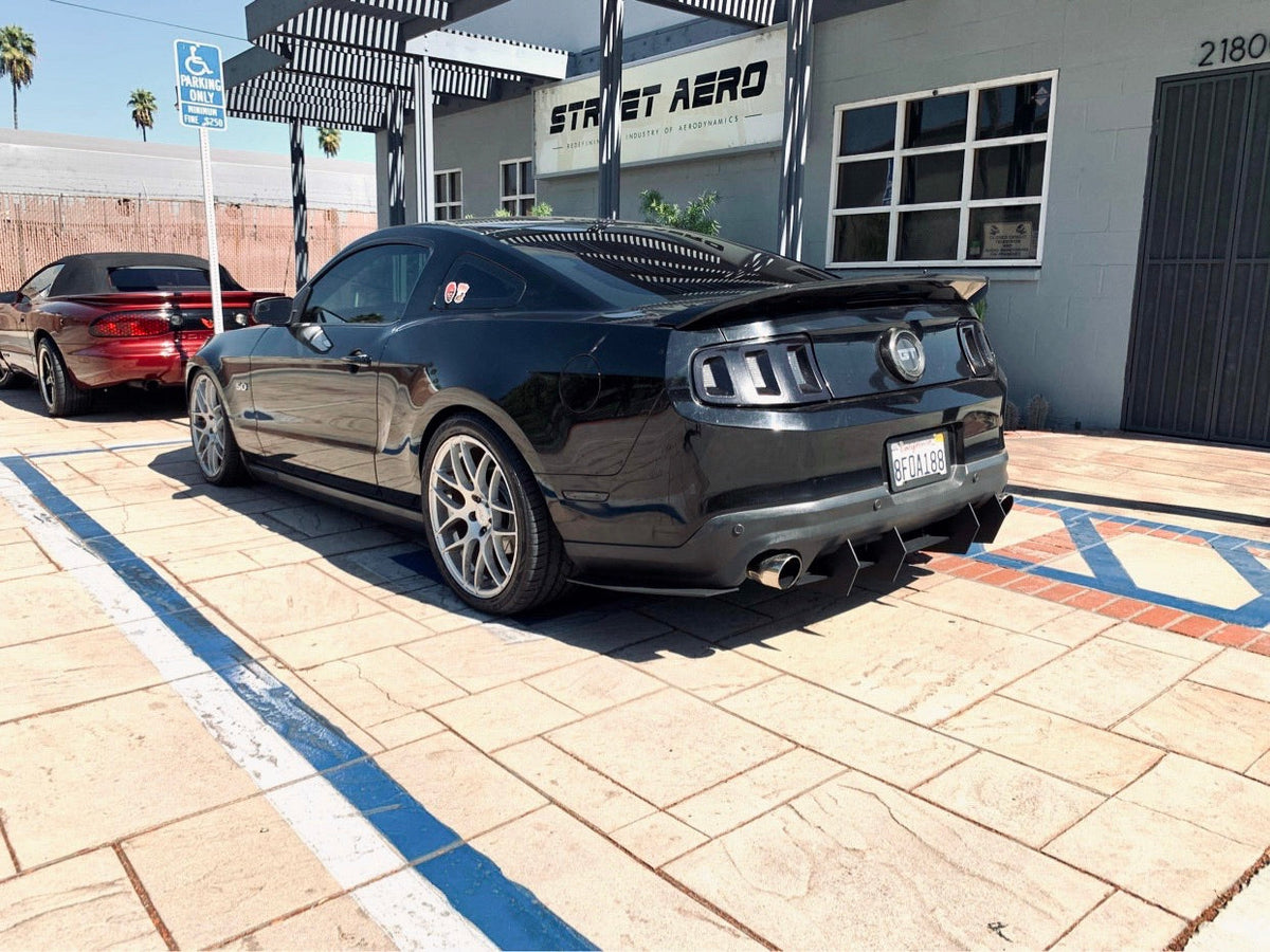 2010-2012 Ford Mustang - V2 Classic Edition Rear Diffuser Aero Dynamics