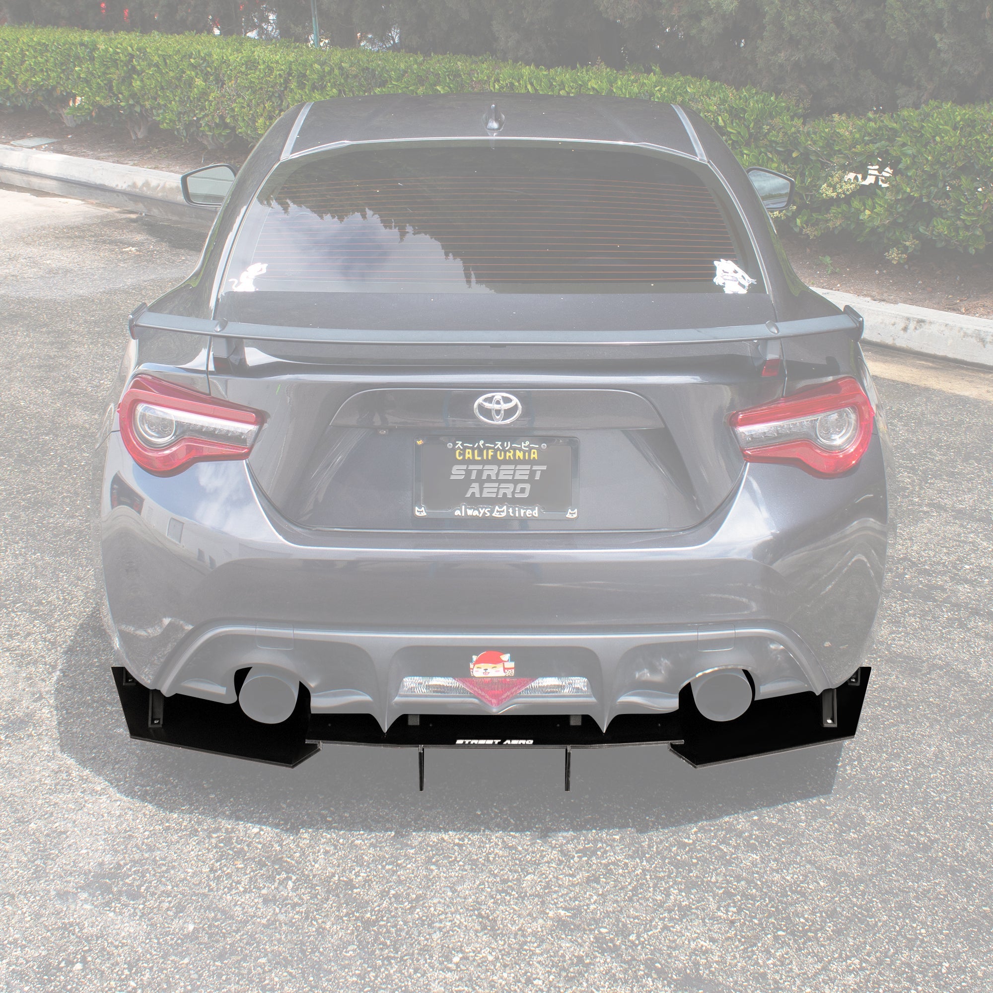 2017-2021 Toyota 86 Rear Diffuser – Street Aero