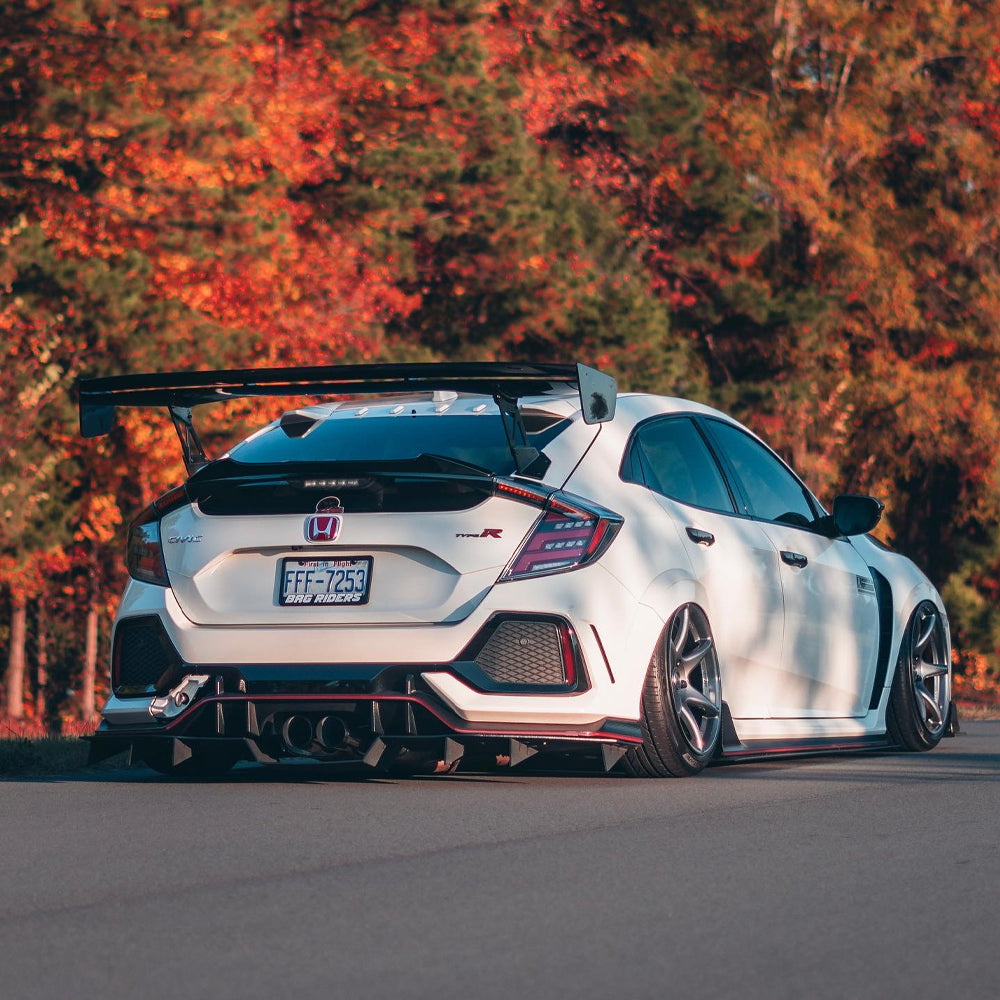 2017-2023 Honda Civic Type-R - Classic Edition Rear Diffuser Aero Dynamics