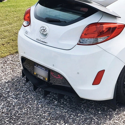 2012-2017 Hyundai Veloster (Non-Turbo) - Classic Edition Rear Diffuser Aerodynamics