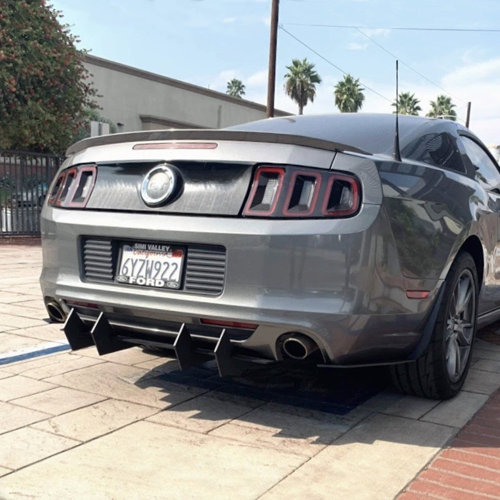 2013-2014 Ford Mustang - V2 Classic Edition Rear Diffuser Aero Dynamics