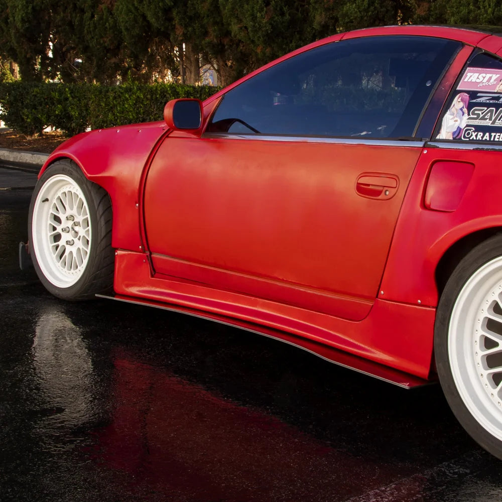 1989-2000 Nissan 300ZX Z32 (PMZ KIT) - Side Skirt Splitter Set – Street ...