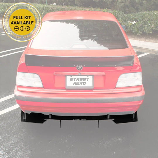 1992-1998 Bmw 3 Series Coupe E36 - Rear Diffuser Aerodynamics