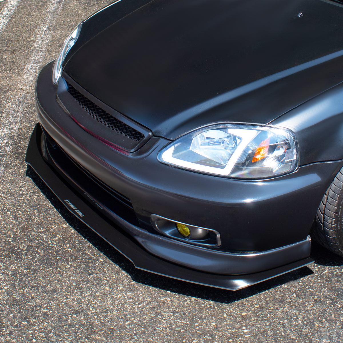 1999-2000 Honda Civic (Type R Style Lip) - Front Splitter – Street Aero