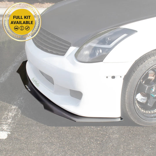 2003-2006 Infiniti G35 Coupe (Karuma 2 Front Bumper) - Splitter Aerodynamics