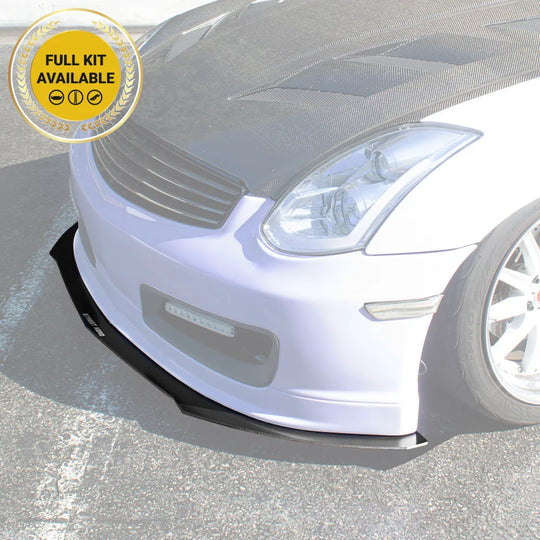 2003-2006 Infiniti G35 Coupe (Kbd Nismo Front Bumper) - Splitter Aerodynamics