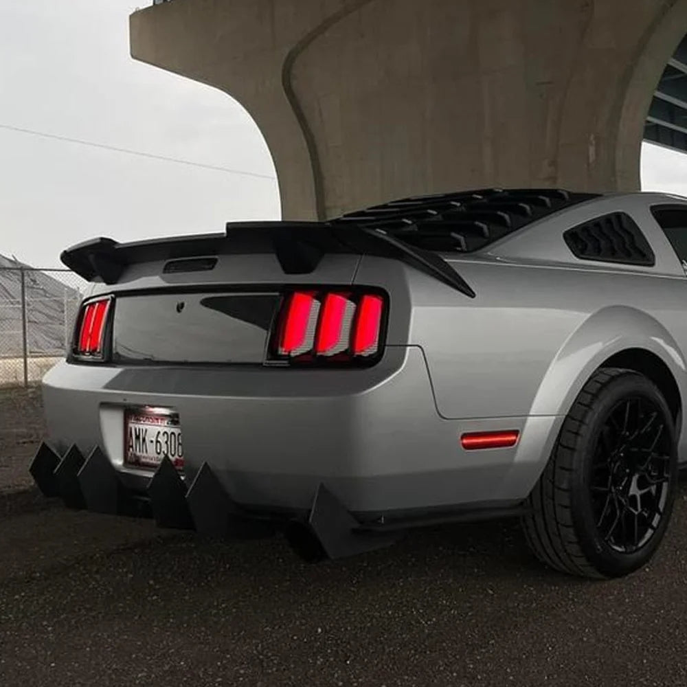 2005-2009 Ford Mustang V6 - Classic Edition Rear Diffuser – Street Aero