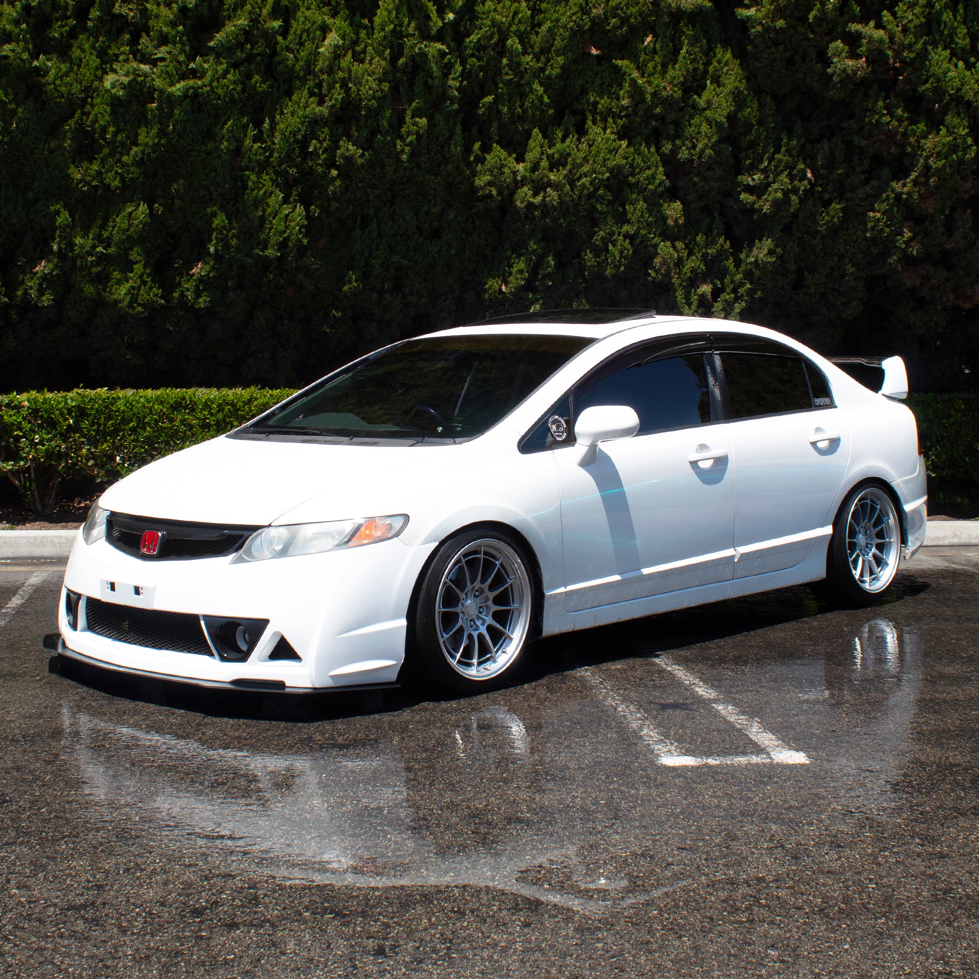 2008 Honda Civic Bumper 2006-2011 Honda Civic SI Sedan (Mugen Front Bumper) - Front Splitter