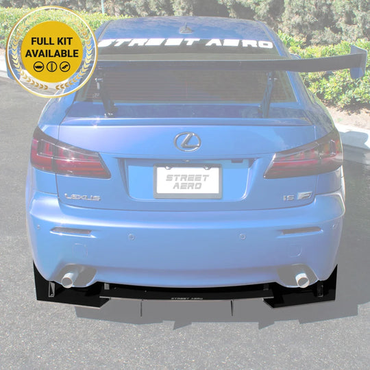 2008-2014 Lexus Is F - Rear Diffuser Aerodynamics