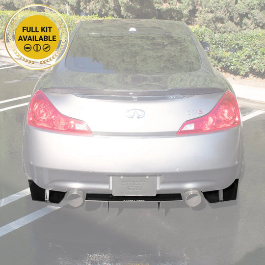 2008-2015 Infiniti G37 Coupe - Rear Diffuser Aerodynamics