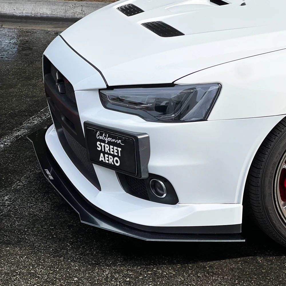 2008-2017 Mitsubishi Lancer Evo GSR - Front Splitter – Street Aero