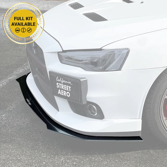 2008-2017 Mitsubishi Lancer Evo Gsr - Front Splitter Aerodynamics