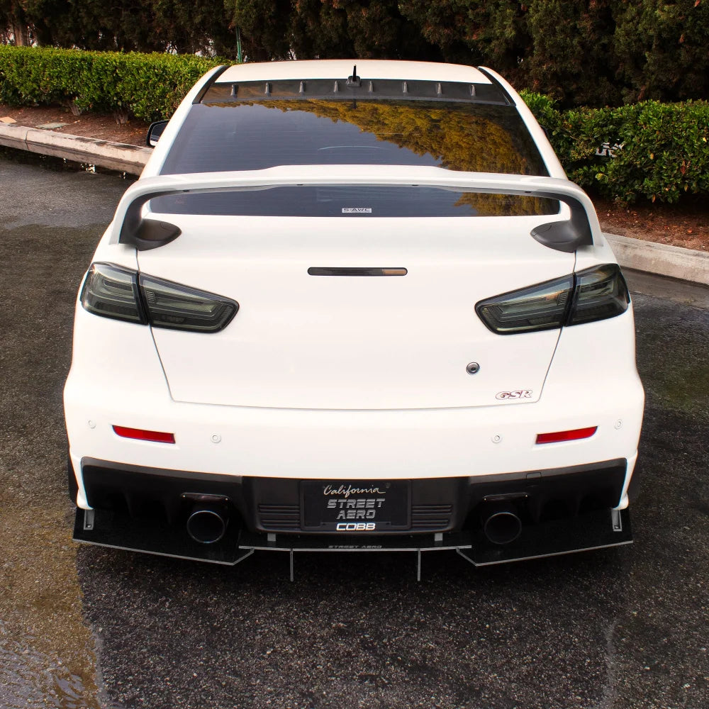2008-2017 Mitsubishi Lancer EVO GSR Rear Diffuser – Street Aero