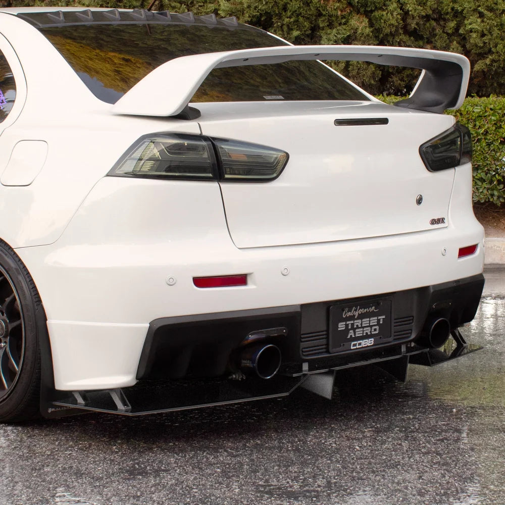 2008-2017 Mitsubishi Lancer EVO GSR Rear Diffuser – Street Aero