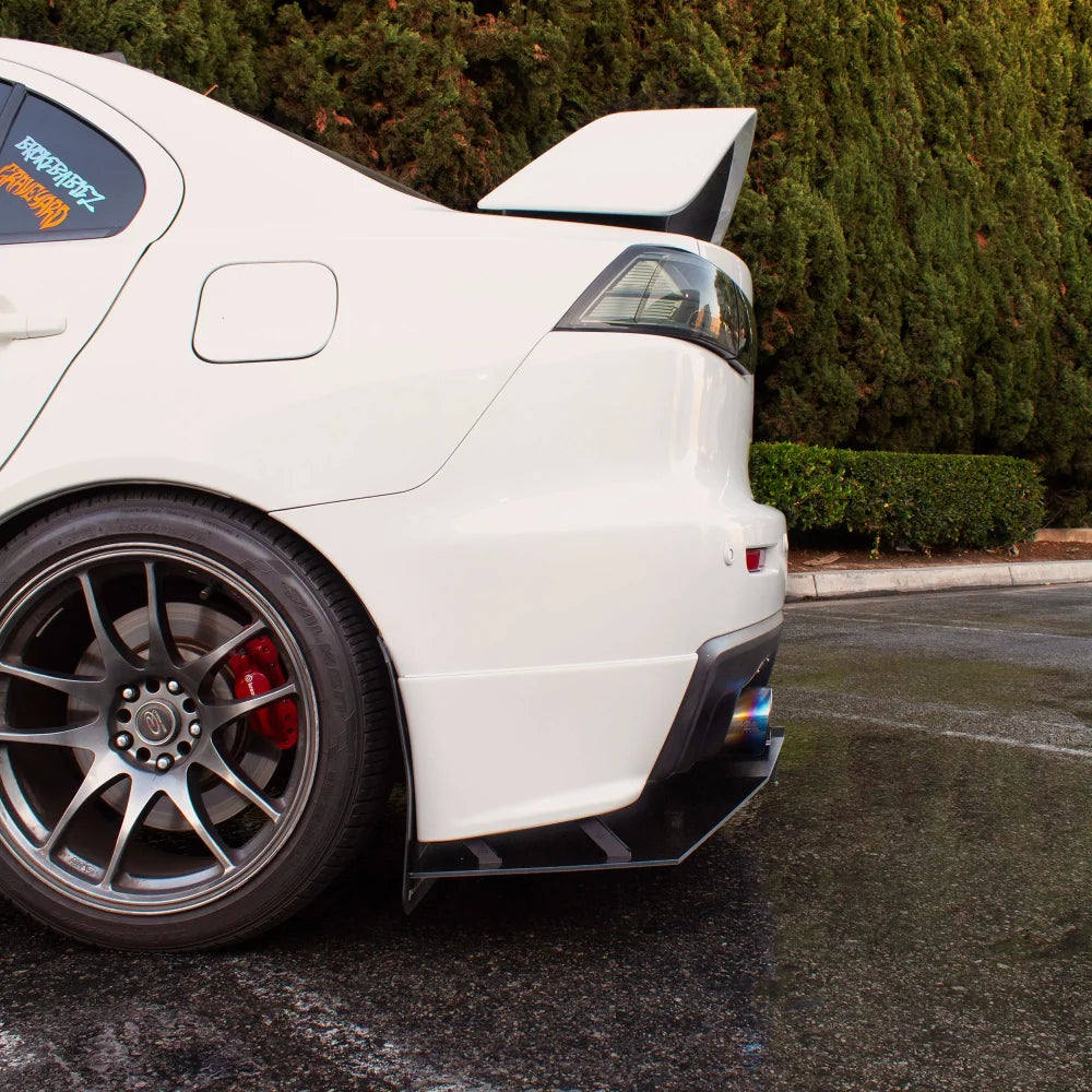 2008-2017 Mitsubishi Lancer EVO GSR Rear Diffuser – Street Aero