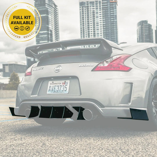 2009-2014 Nissan 370Z Nismo - Og Edition Rear Diffuser Aerodynamics