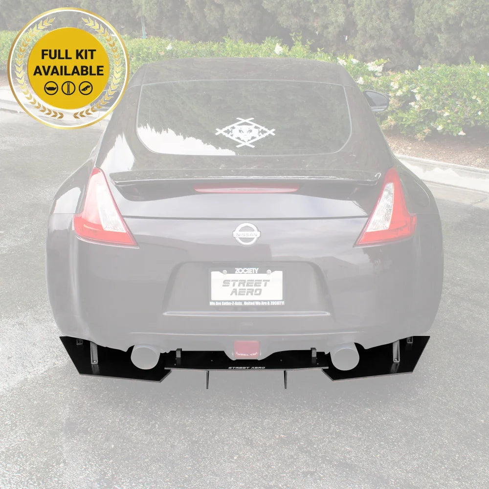 2009-2020 Nissan 370Z - Rear Diffuser – Street Aero