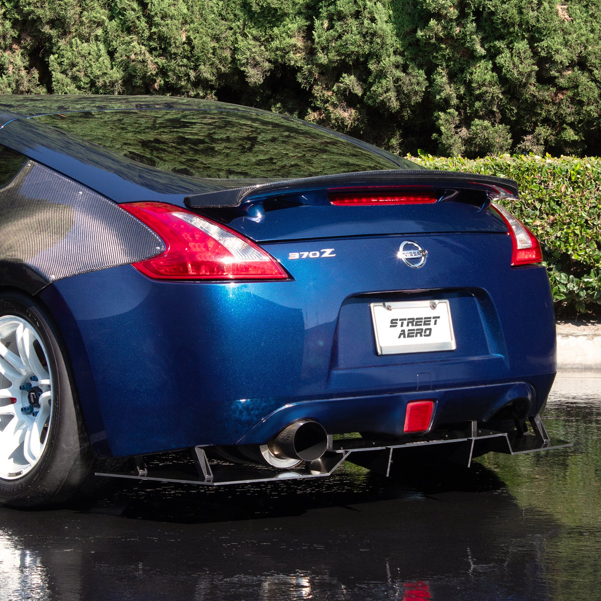 2009-2020 Nissan 370Z (Single Exhaust) - Rear Diffuser Aerodynamics