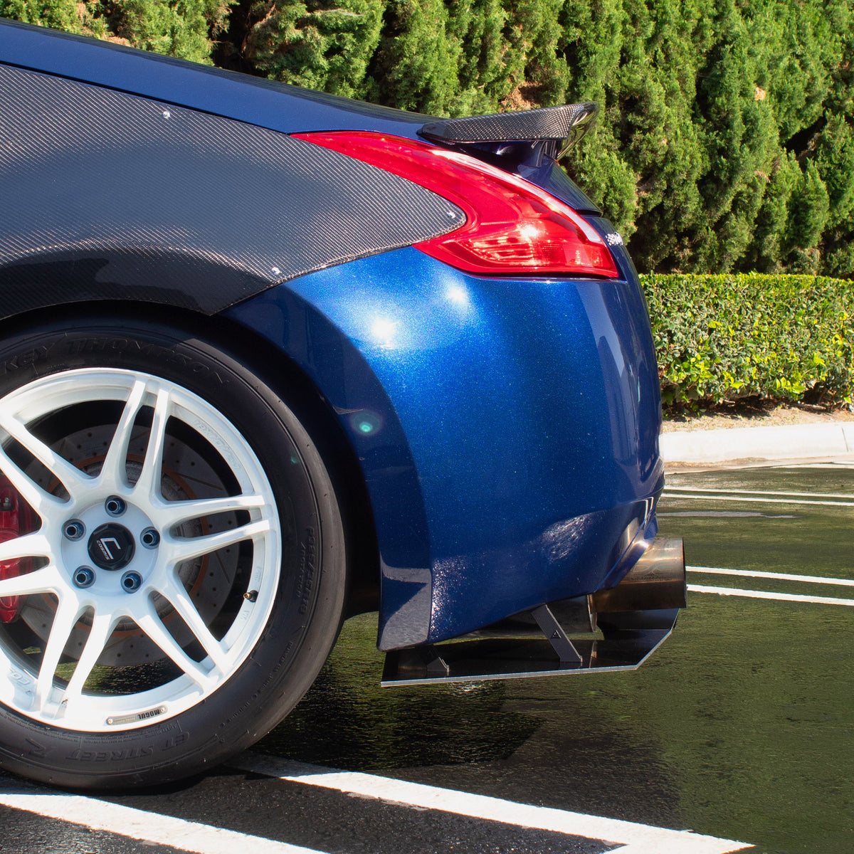 2009-2020 Nissan 370Z (Single Exhaust) - Rear Diffuser Aerodynamics
