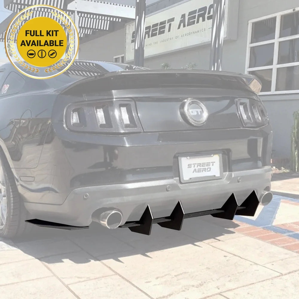 2010-2012 Ford Mustang - Classic Edition Rear Diffuser – Street Aero