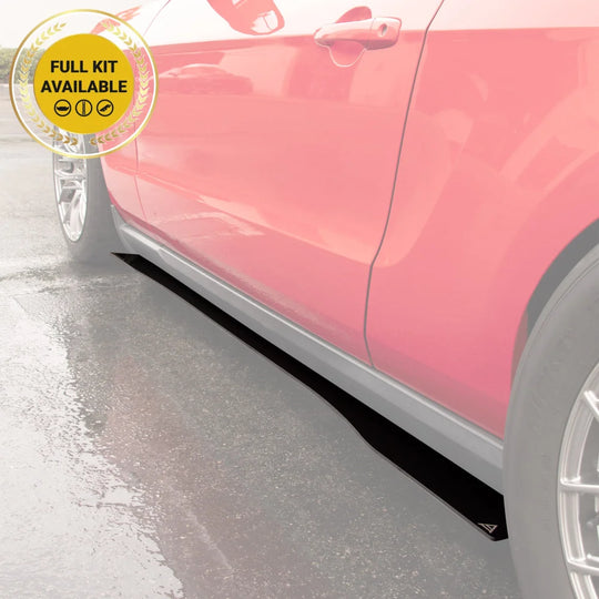 2010-2012 Ford Mustang Gt - Side Skirt Splitter Set Aerodynamics