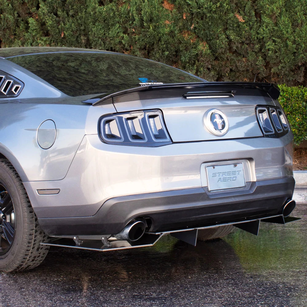 2010-2012 Ford Mustang Premium V6 Rear Diffuser – Street Aero