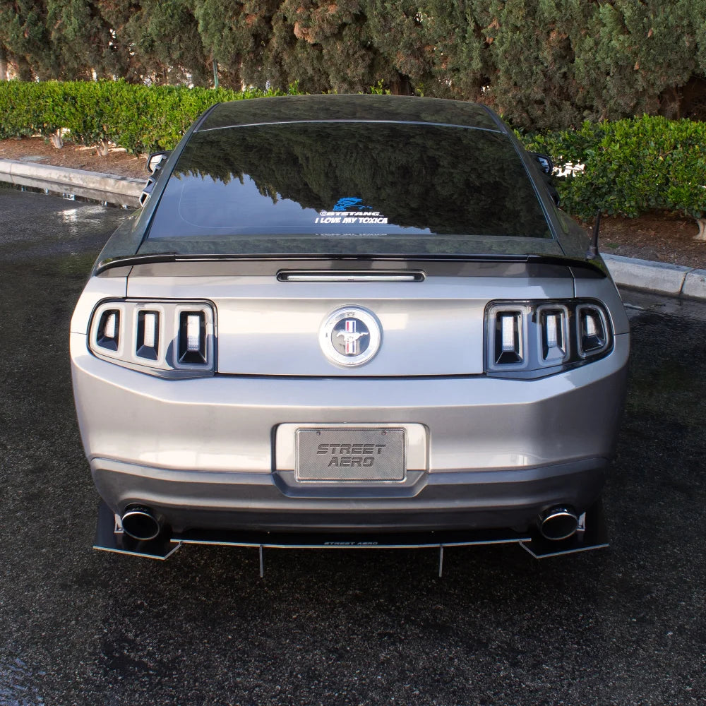 2010-2012 Ford Mustang V6 - Rear Diffuser Aerodynamics