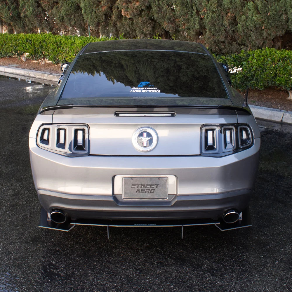 2010-2012 Ford Mustang Premium V6 Rear Diffuser – Street Aero
