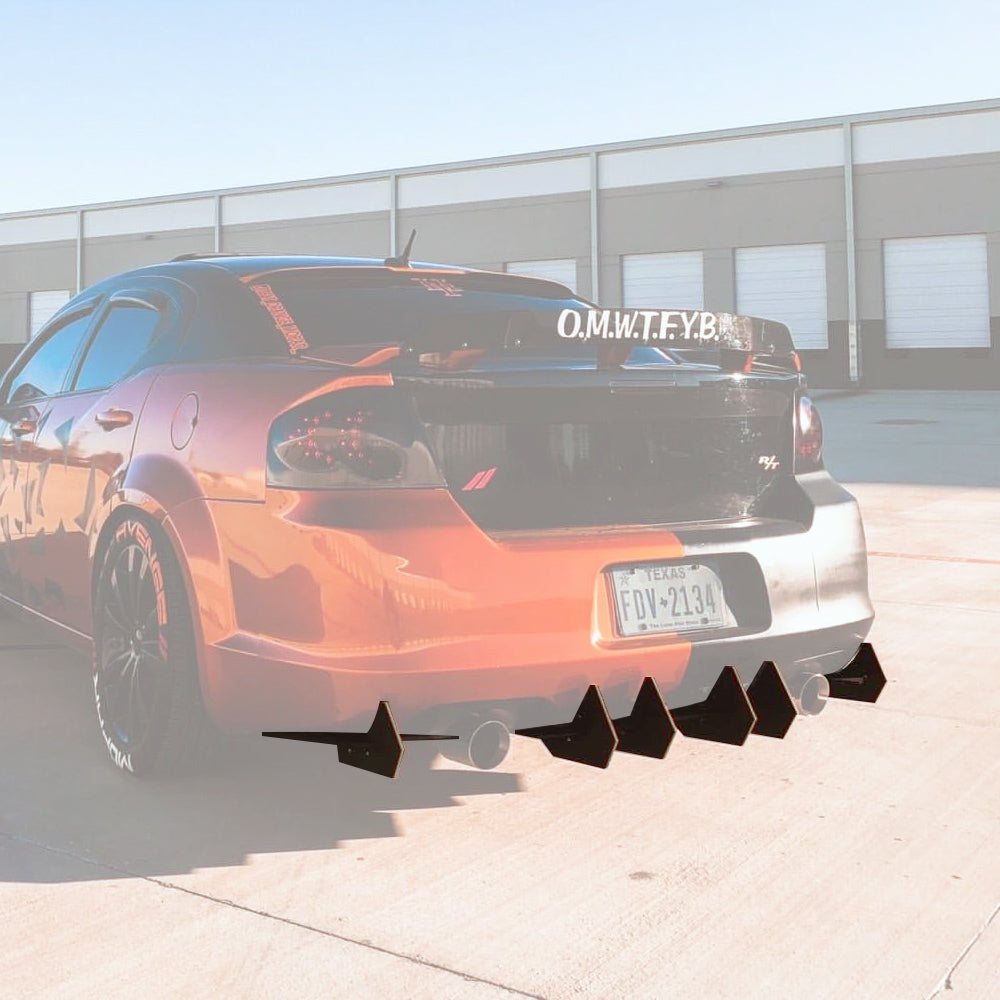 2011-2014 Dodge Avenger - Classic Edition Rear Diffuser Aero Dynamics