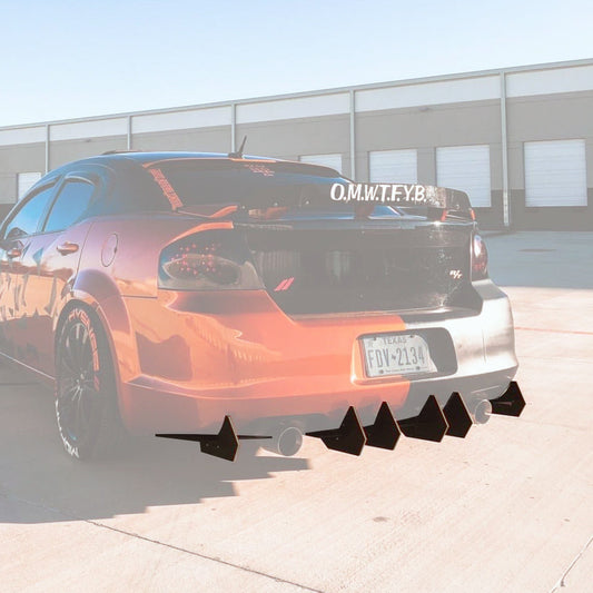 2011-2014 Dodge Avenger - Classic Edition Rear Diffuser Aero Dynamics