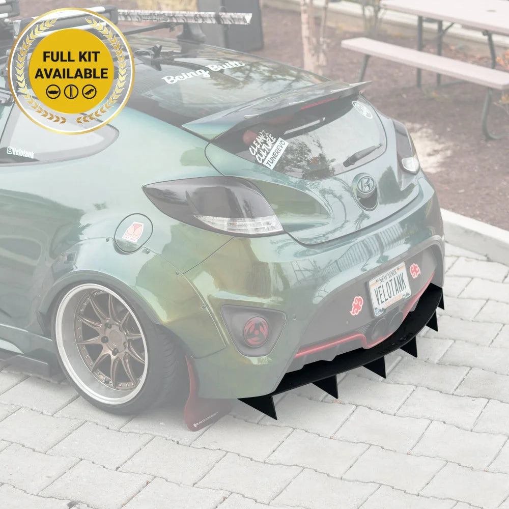 2012-2017 Hyundai Veloster Turbo Classic Edition Rear Diffuser – Street ...