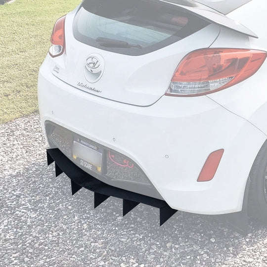 2012-2017 Hyundai Veloster (Non-Turbo) - Classic Edition Rear Diffuser Aerodynamics