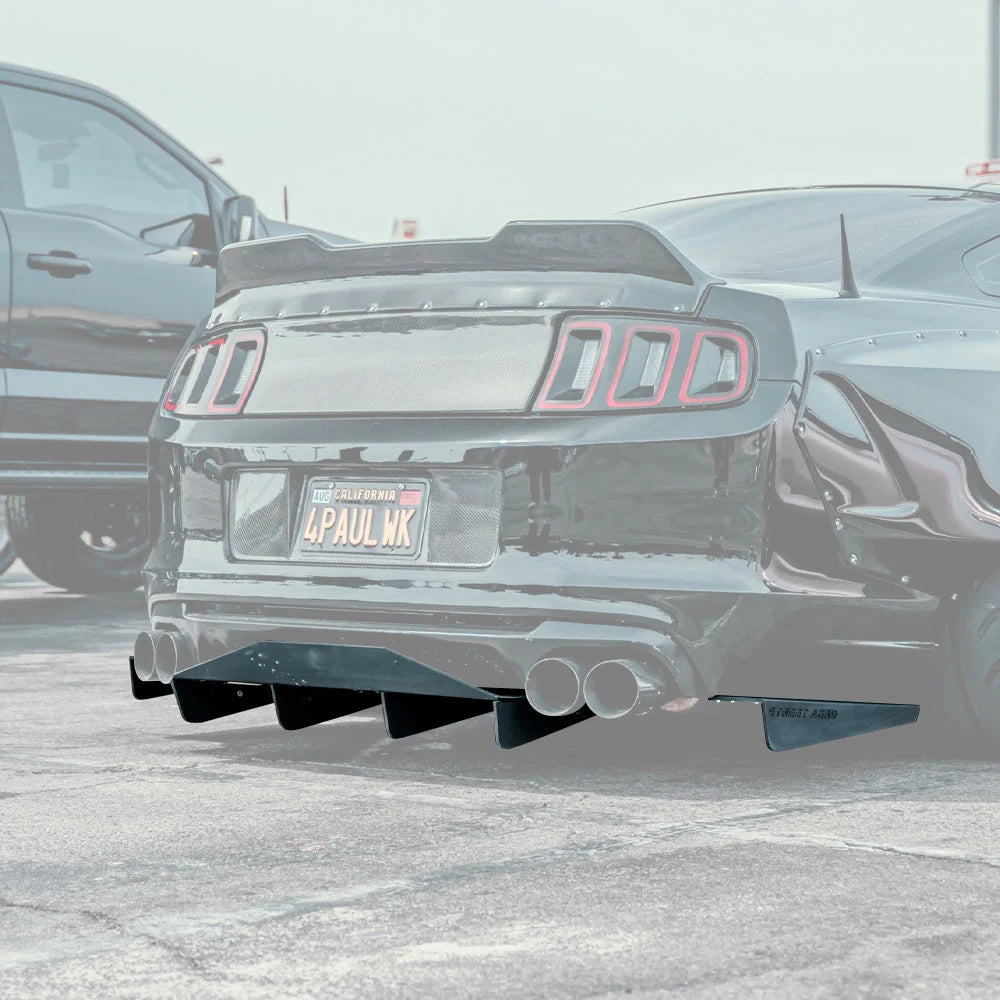 2013-2014 Ford Mustang - OG Edition Rear Diffuser – Street Aero