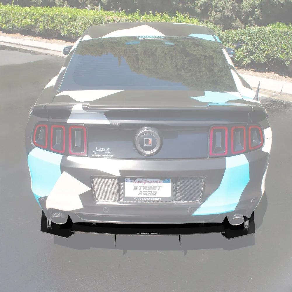 2013-2014 Ford Mustang - Rear Diffuser Aerodynamics