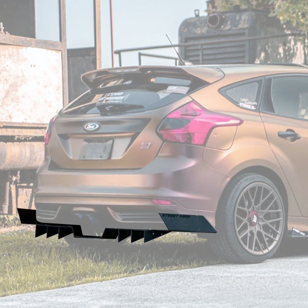 2013-2014 Ford Focus St - Og Edition Rear Diffuser Aerodynamics