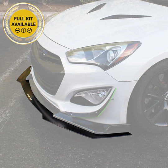 2013-2016 Hyundai Genesis Coupe Bk2 (3Pc Ks Style Lip) - Front Splitter Aerodynamics