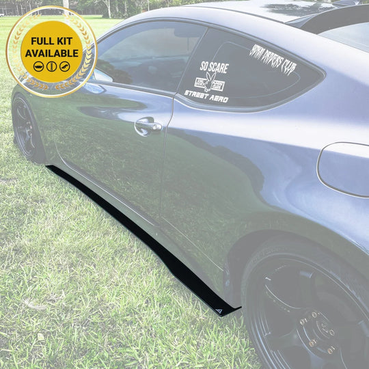 2013-2016 Hyundai Genesis Coupe Bk2 - Side Skirt Splitter Set Aerodynamics