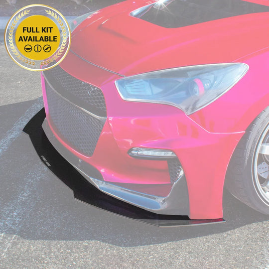 2013-2016 Hyundai Genesis Coupe (M&S Hyper G Type A Bumper) - Front Splitter Aerodynamics