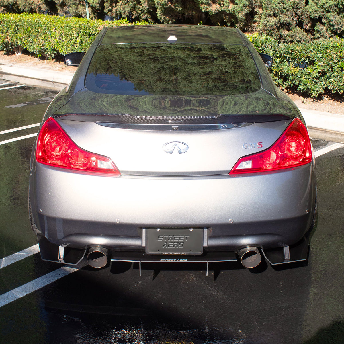 2008-2015 Infiniti G37 Coupe - Rear Diffuser Aerodynamics