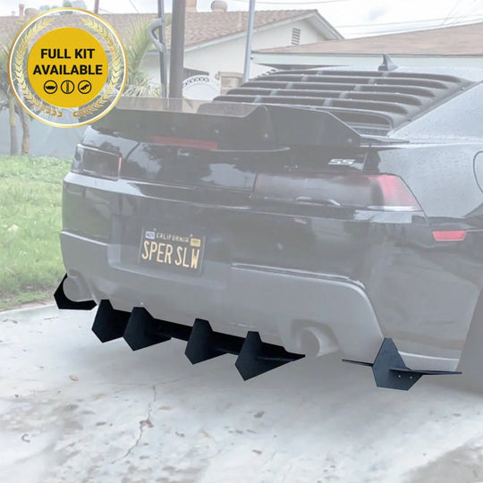 2014-2015 Chevrolet Camaro (Dual Exhaust) - Classic Edition Rear Diffuser Aero Dynamics
