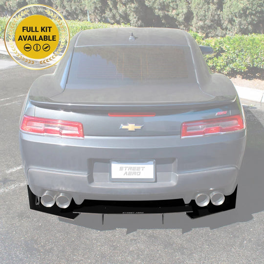 2014-2015 Chevrolet Camaro Ss (Quad Exhaust) - Rear Diffuser Aerodynamics